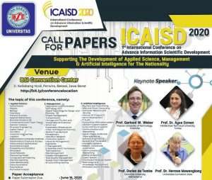 Hadirkan 3 Narasumber dari Luar, LPPM UBSI akan Gelar International Conference