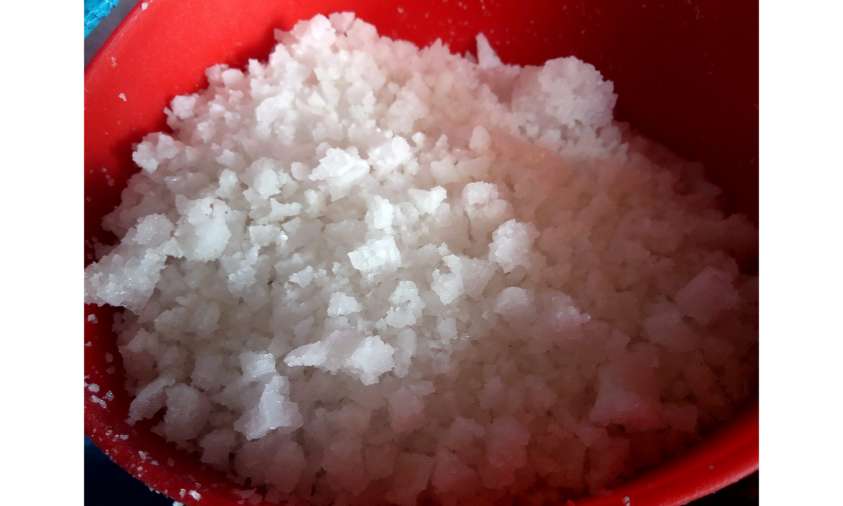 Hasil Produksi Petani Garam Kabupaten Rembang