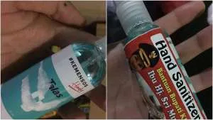 Hand Sanitizer bupati Klaten