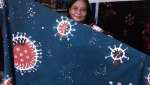 Kelompok Batik Disabilitas membuat Motif Batik Virus Corona