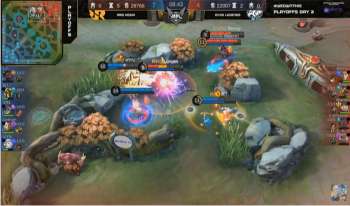 Cuplikan pertandingan RRQ vs EVOS