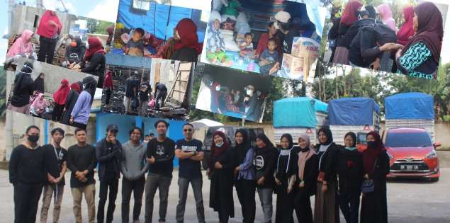 GMHB Salurkan Bantuan Korban Kebakaran Bulukumba