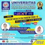 Prodi Ilmu Komunikasi UBSI Siap Gelar Webinar Content Media