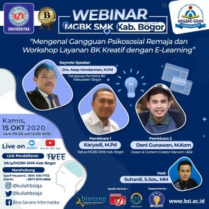 UBSI Bersama MGBK SMK Kabupaten Bogor Akan Gelar Webinar