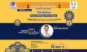 Universitas Nusa Mandiri Gelar Workshop untuk Milenial