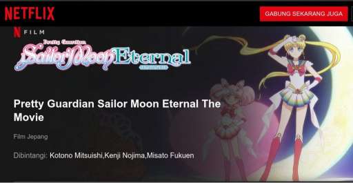 Film Terbaru Sailor Moon Akan Tayang di Netflix
