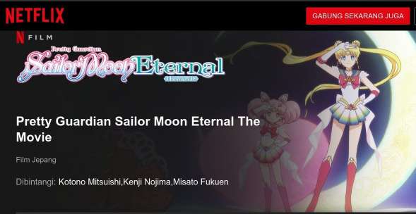 Film Terbaru Sailor Moon Akan Tayang di Netflix