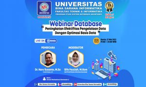 Universitas BSI Akan Gelar Webinar Optimasi Database
