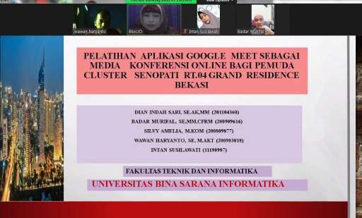 Dosen Universitas BSI Beri Pelatihan Membuat Konferensi Online