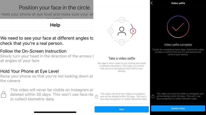 Instagram Meta Minta Verifikasi Wajah Pengguna