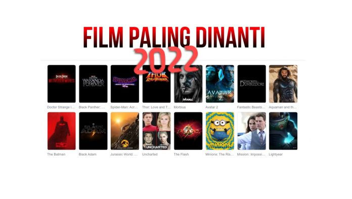 Daftar Film Paling Dinantikan di 2022