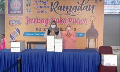 Universitas BSI Bagikan Makanan Buka Puasa 2.000 Box Selama Ramadan Berbagi Peduli