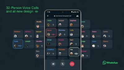 WhatsApp Akan Dukung Panggilan Hingga 32 orang