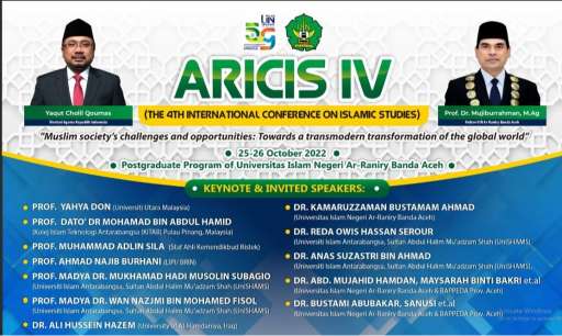 Ratusan Hasil Penelitan Dikaji pada Konferensi ARICIS 2022 UIN Ar-Raniry