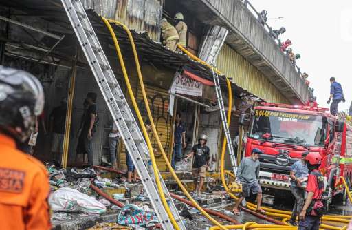 Kebakaran Pasar Pagi Asemka