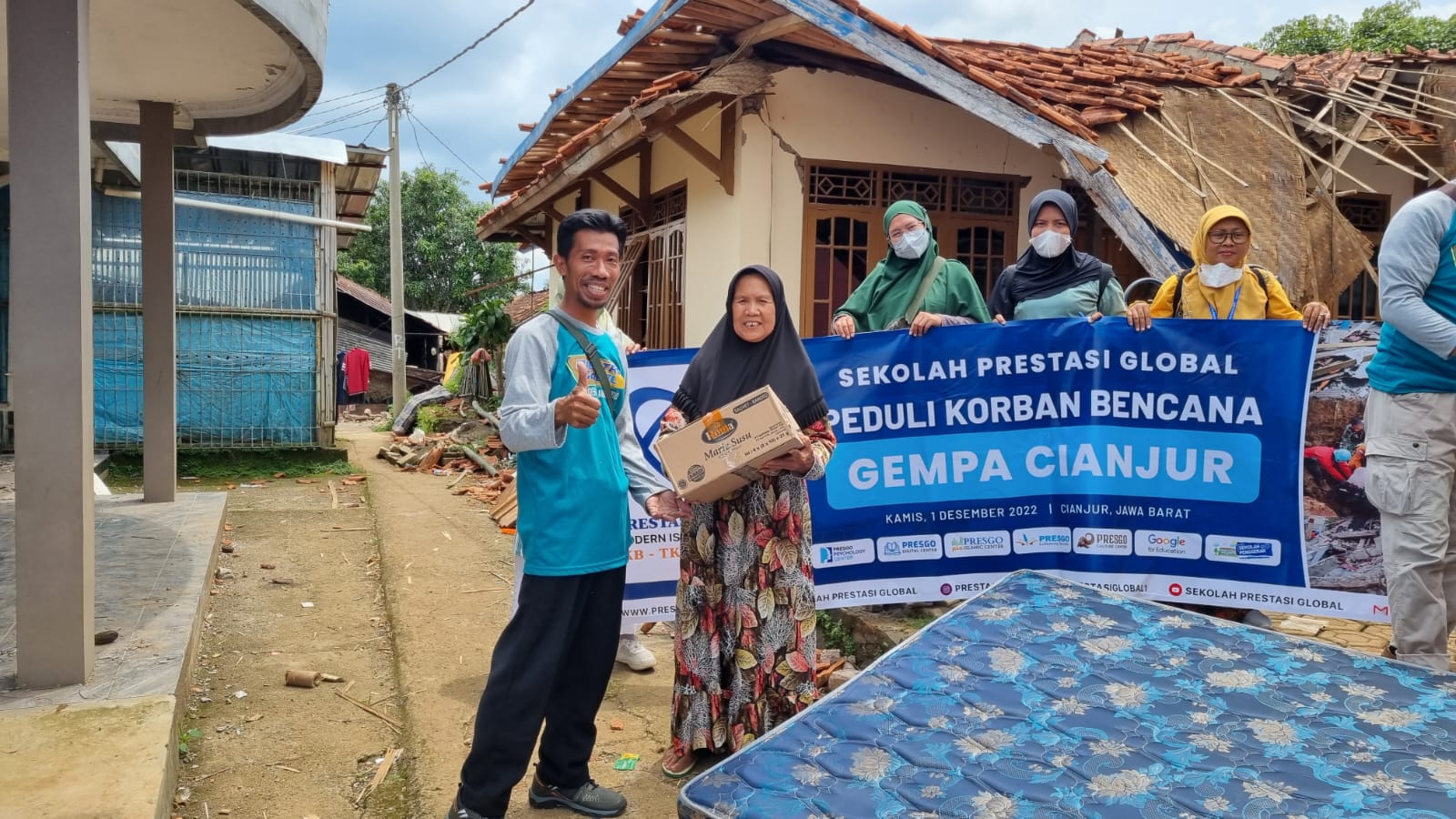 Bosowa Peduli  Sudah Dua Kali  Salurkan Bantuan untuk Korban Gempa Cianjur