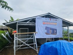 Laznas BMH Bangun Shelter Sebagai Hunian Sementara Penyintas Gempa Cianjur