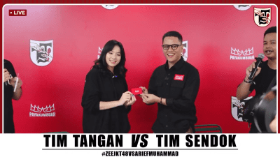 Arief Muhammad dan Zee JKT48 Nasi padang