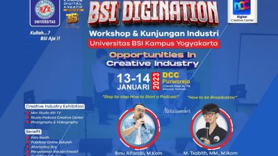 DCC Akan Gelar Workshop BSI Digination, Kembangkan Potensi Digital Kreatif Siswa