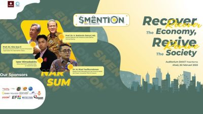 Seminar Internasional SMENTION SMAIT Insantama 2023 Kupas Recovery  Economy