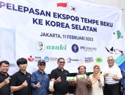 IPB University Ekspor Perdana Tempe Beku 17,2 Ton ke Korea Selatan