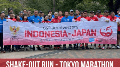 Carbo Loading Digelar di Bogor Sebagai Persiapan Tokyo Marathon 2023