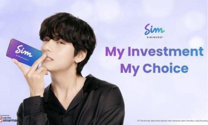 V BTS menjadi Brand Ambassador SimInvest