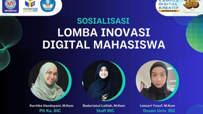 Saring Karya Inovasi Mahasiswa, BIC Universitas BSI Sosialisasikan LIDM 2023