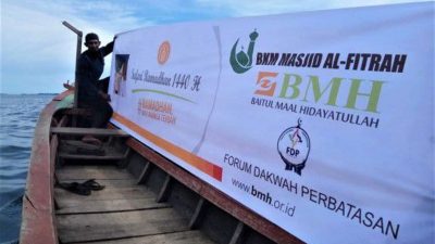 Vanilla Hijab dan BMH Gelar Buka Puasa Bersama di Perbatasan RI
