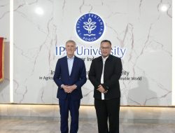 Kunjungi IPB University, Rektor Wageningen University and Research Sampaikan Kuliah Umum