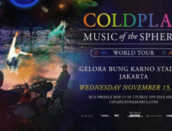 Coldplay Siap Konser Bulan November Mendatang di GBK, Siap-siap War Tiket