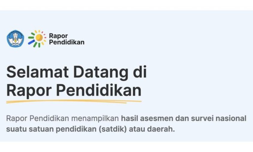 Rapor Pendidikan versi 2.0