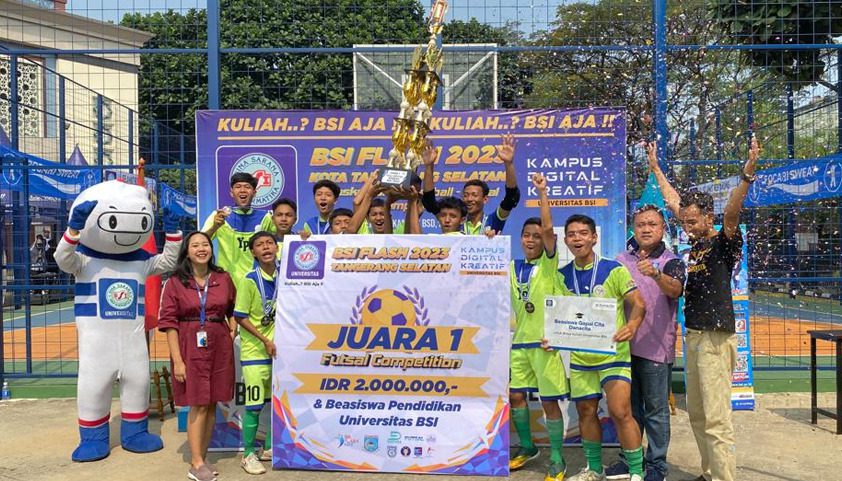 SMA YP Karya, Bangga Bisa Juara Sport Competition BSI Flash Sport Cabor Futsal