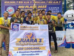 Tim Voli SMAN 11 Tangerang, Bawa Pulang Trofi Juara ke-3 Pada BSI Flash 2023