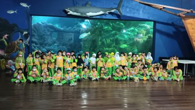 KB-TK Prestasi Global-Depok Laksanakan Kunjungan Edukatif Goes To Seaword