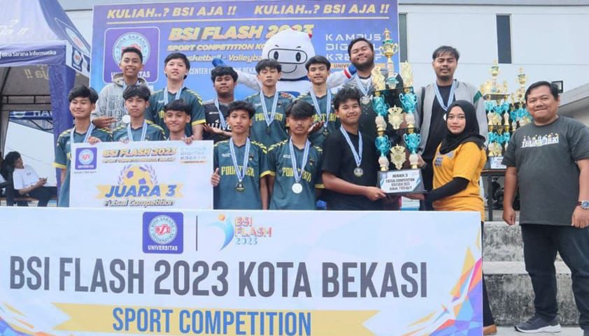 SMAN 14 Bekasi juara 3 BSI Flash 2023