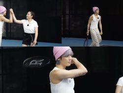 Bikin Iri! Nagita Slavina Main Tenis Bareng Taeyong NCT!