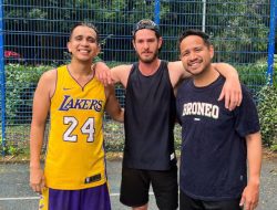 Keren! Jovial dan Andovi Main Basket Bareng Andrew Garfield di London