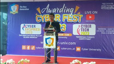 Awarding Cyber Fest 2023 Jadi Ajang Apresiasi Bakat Siswa SLTA dan Mahasiswa Seluruh Indonesia