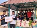 Penyaluran Logistik Santri Oleh Laznas BMH Ukir Senyum Naufal,  Hauzan dan Kawan-kawan