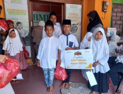 Laznas BMH Bahagiakan 30 Anak Yatim di Kudus