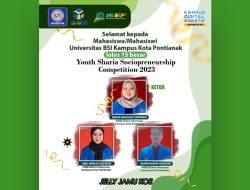 Jelly Koe, Loloskan Mahasiswa Universitas BSI Pada Kompetisi YSSC 2023