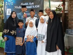 Tumbuhkan Cinta Nabi, Rumah Qur’an Binaan BMH Gelar Peringatan Maulid