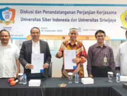 Konsisten Tingkatkan Mutu Pendidikan, Cyber University Lakukan Mou dengan Universitas Sriwijaya