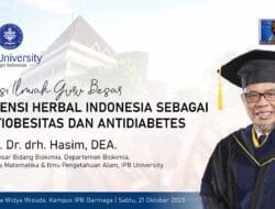 Guru Besar IPB University: Ini Herbal Terbaik untuk Antiobesitas dan Antidiabetes