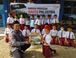 Siswa  SD Lukman Hakim Jember Berbagi Kasih untuk Palestina