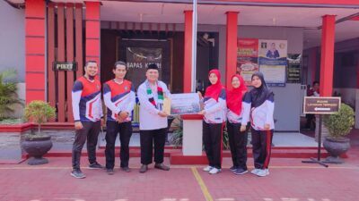 Bapas Kelas II Kediri Salurkan  Donasi untuk Palestina Melalui BMH