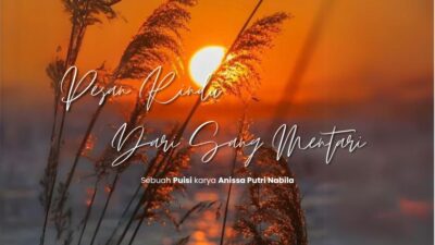 Pesan Rindu Dari Sang Mentari