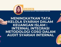 Meningkatkan Tata Kelola Syariah dalam Keuangan Islam : Internal Integrasi Metodologi COSO dalam Audit Syariah Internal