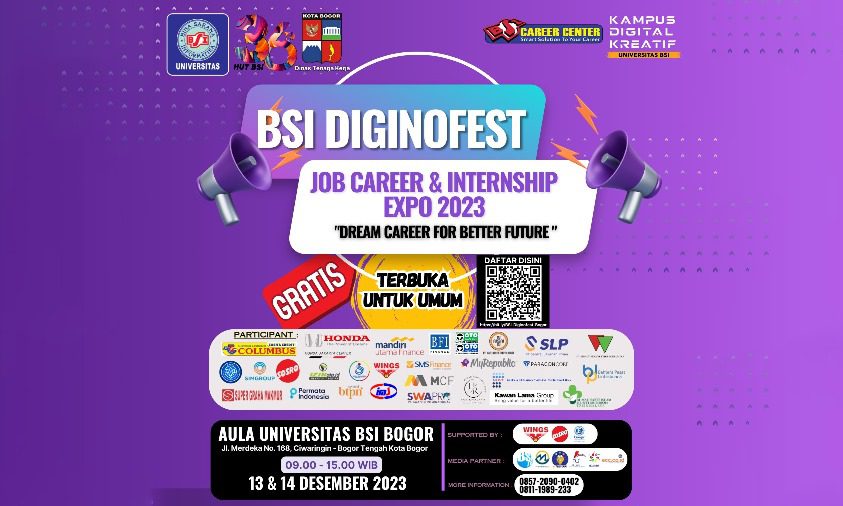 BSI Diginofest Job Career & Internship Expo 2023